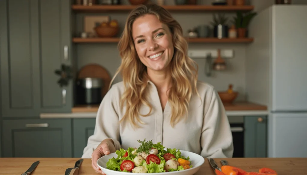 Enjoying a low FODMAP dinner recipes with a smile